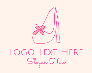 Womenswear - High Heel Women’s Shoe logo design