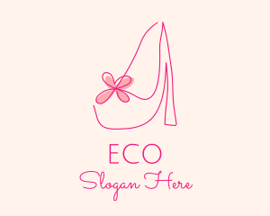 High Heel Women’s Shoe logo design
