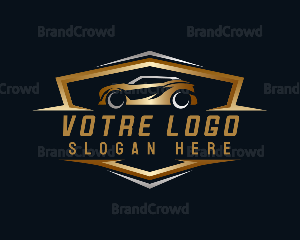 Luxury Car Garage Logo