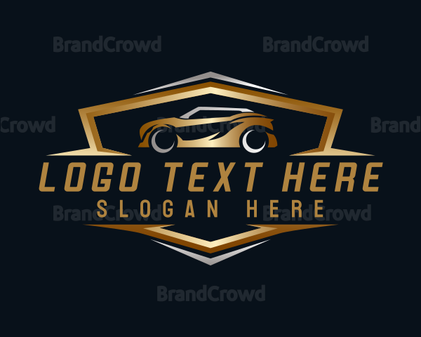 Luxury Car Garage Logo