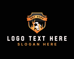 Coach - Soccer Football Team logo design