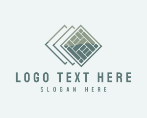 Paving - Brick Floor Tile logo design