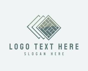 Concrete - Brick Floor Tile logo design