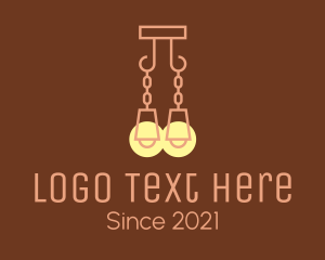 Bulb - Hanging Lighting Fixture logo design