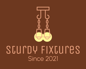 Fixture - Hanging Lighting Fixture logo design