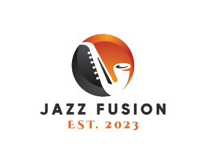 Jazz - Saxophone Jazz Music logo design