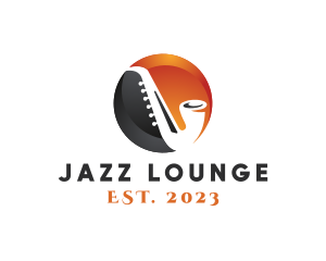 Jazz - Saxophone Jazz Music logo design