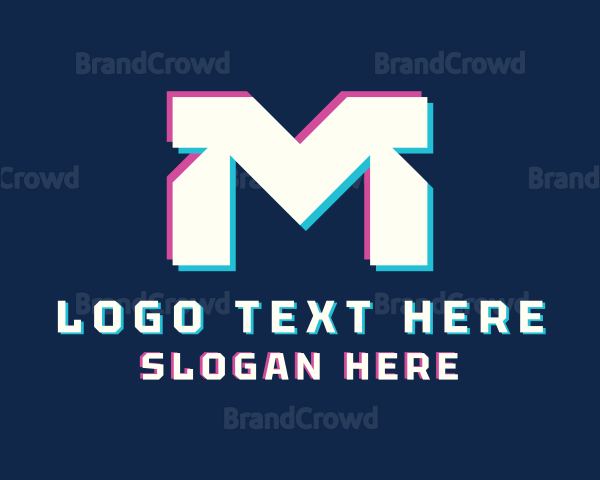 Tech Gaming Letter M Logo