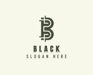 Company Brand Letter B logo design