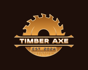 Woodwork Saw Carpentry logo design