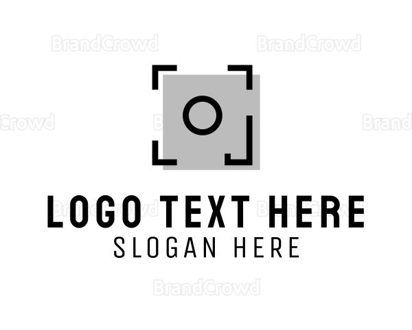 Camera Frame Photography Logo