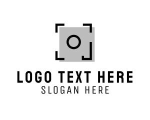 Lens - Camera Frame Photography logo design