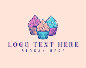 Baking - Cupcake Pastry Dessert logo design