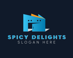 Logistics - Storage Warehouse Building logo design