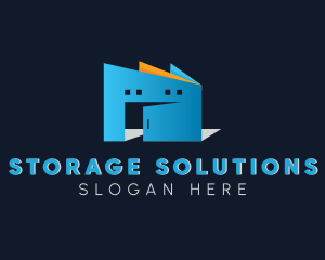 Warehousing - Storage Warehouse Building logo design