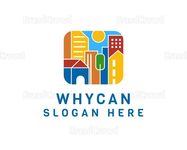 Colorful Urban City Logo