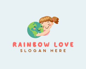 Girl Love Earth logo design