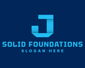 Digital Startup Company Letter J Logo