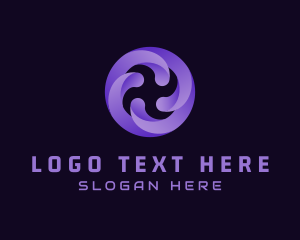 Mobile - Round Cyber Technology logo design