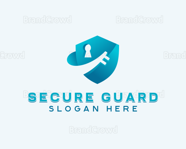 Shield Lock Security Logo