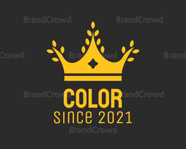 Gold Rice Crown Logo