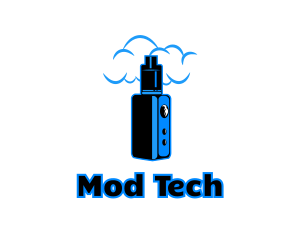 Mod - Blue Variable Vape logo design