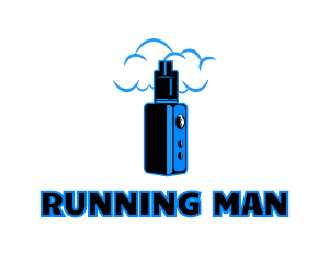 Smoking - Blue Variable Vape logo design