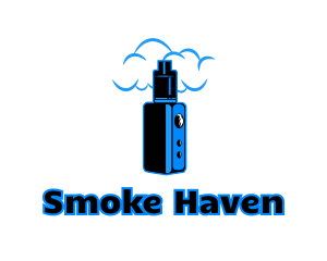 Blue Variable Vape logo design