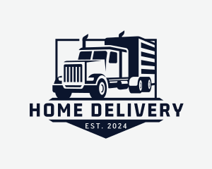 Truck Cargo Logistics logo design