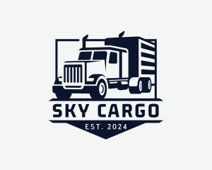 Truck Cargo Logistics logo design