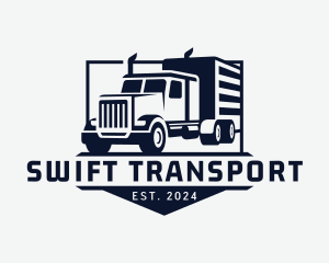 Truck Cargo Logistics logo design