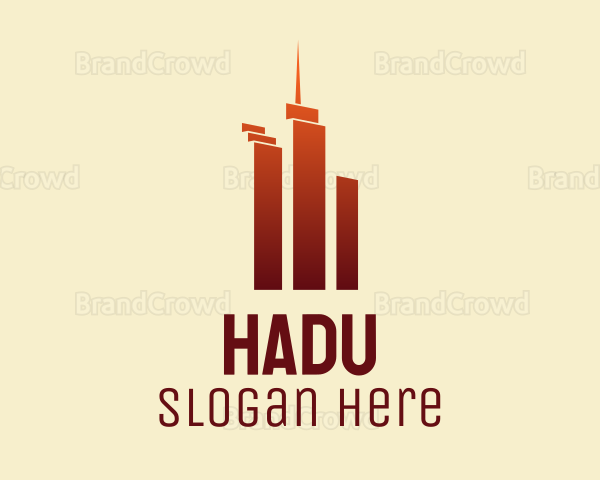 Urban Skyscraper Buildings Logo