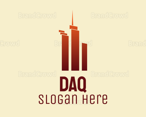 Urban Skyscraper Buildings Logo