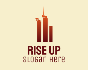 Urban Skyscraper Buildings logo design