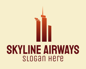 Urban Skyscraper Buildings logo design