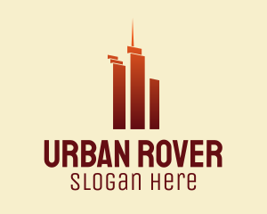 Urban Skyscraper Buildings logo design