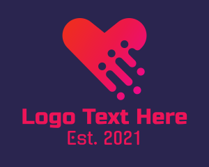 Dating Community - Gradient Dating Website logo design