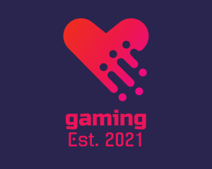 Network - Gradient Dating Website logo design