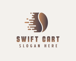 Swift Coffee Bean logo design