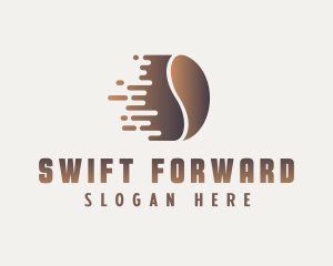 Swift Coffee Bean logo design