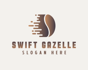 Swift Coffee Bean logo design