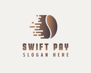 Swift Coffee Bean logo design