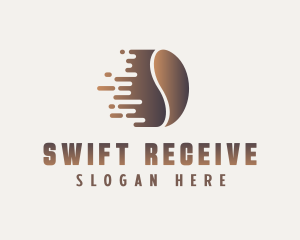 Swift Coffee Bean logo design