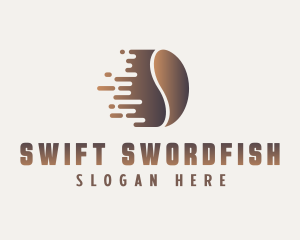 Swift Coffee Bean logo design