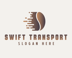 Swift Coffee Bean logo design