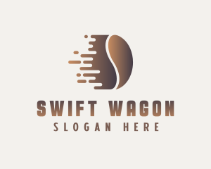 Swift Coffee Bean logo design