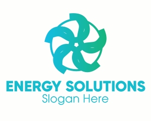 Gradient Energy Turbine logo design