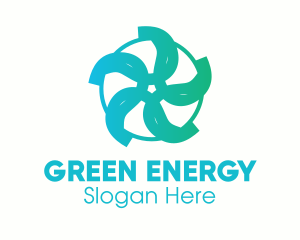 Gradient Energy Turbine logo design