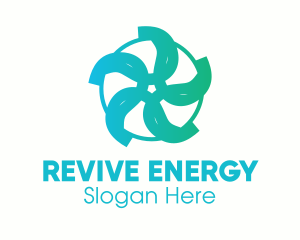 Gradient Energy Turbine logo design