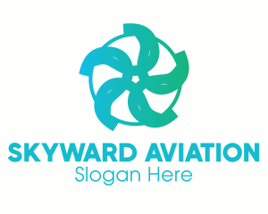 Aeronautical - Gradient Energy Turbine logo design